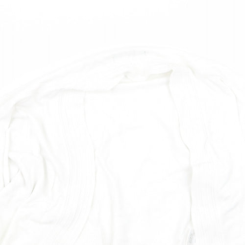 H&M Womens White   Cardigan Jumper Size 12