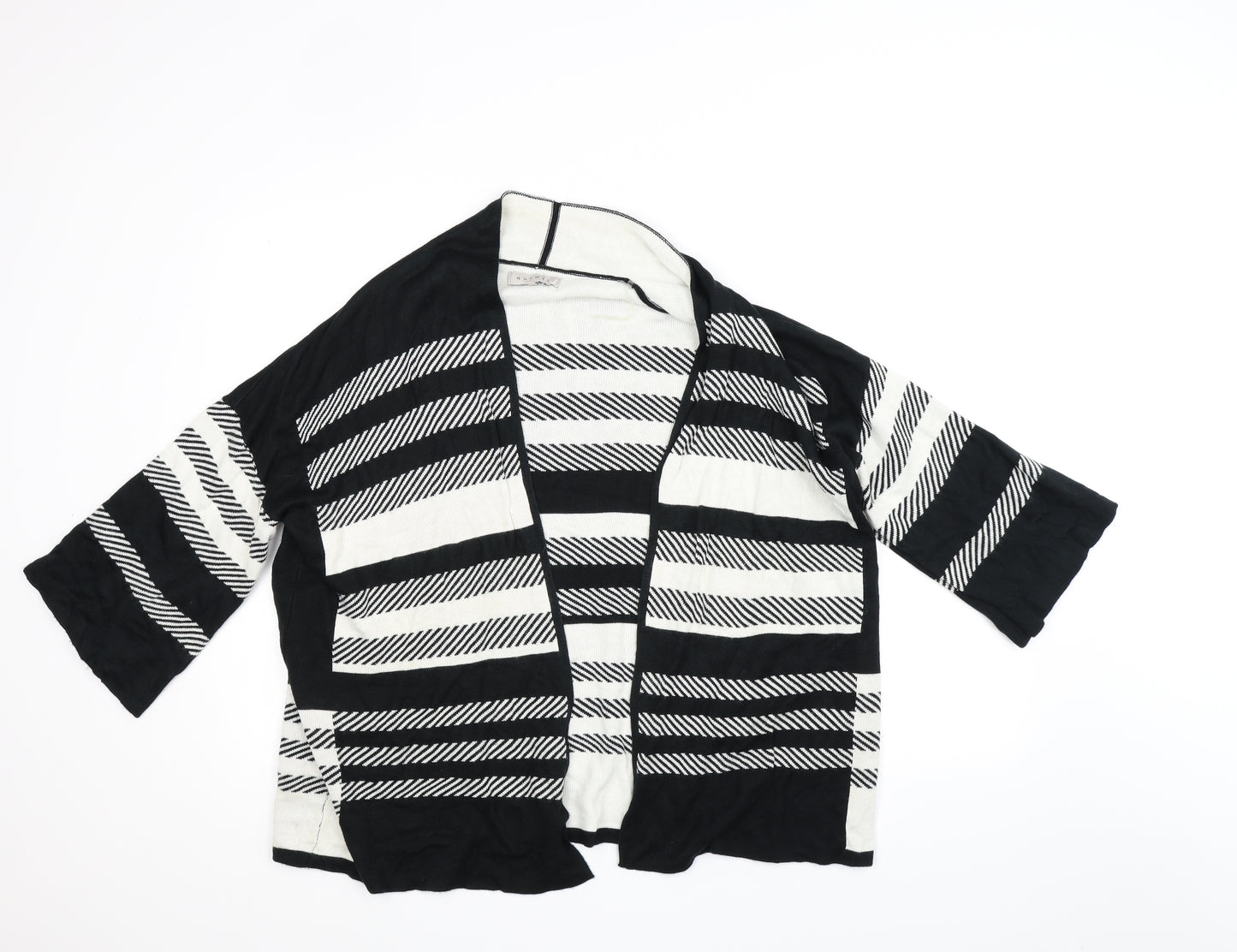 Nutmeg Womens Multicoloured Striped  Cardigan Jumper Size 14
