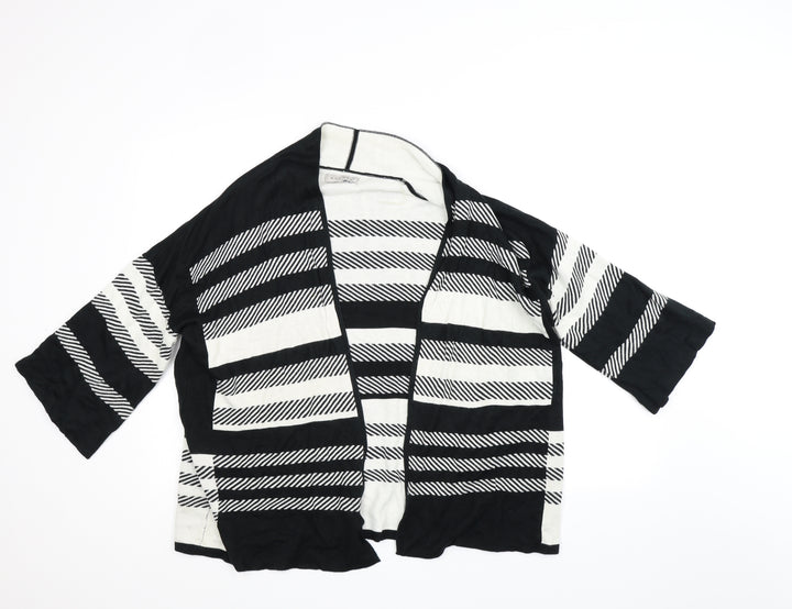 Nutmeg Womens Multicoloured Striped  Cardigan Jumper Size 14