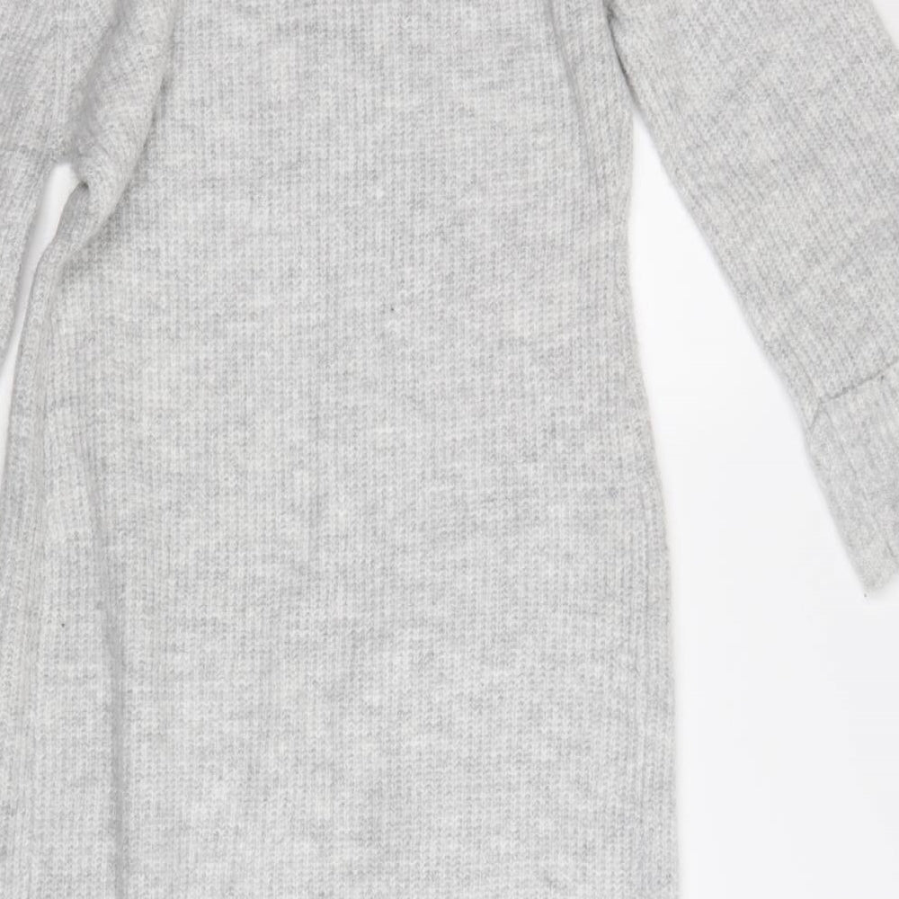 Nastygal Womens Grey   Jumper Dress  Size M