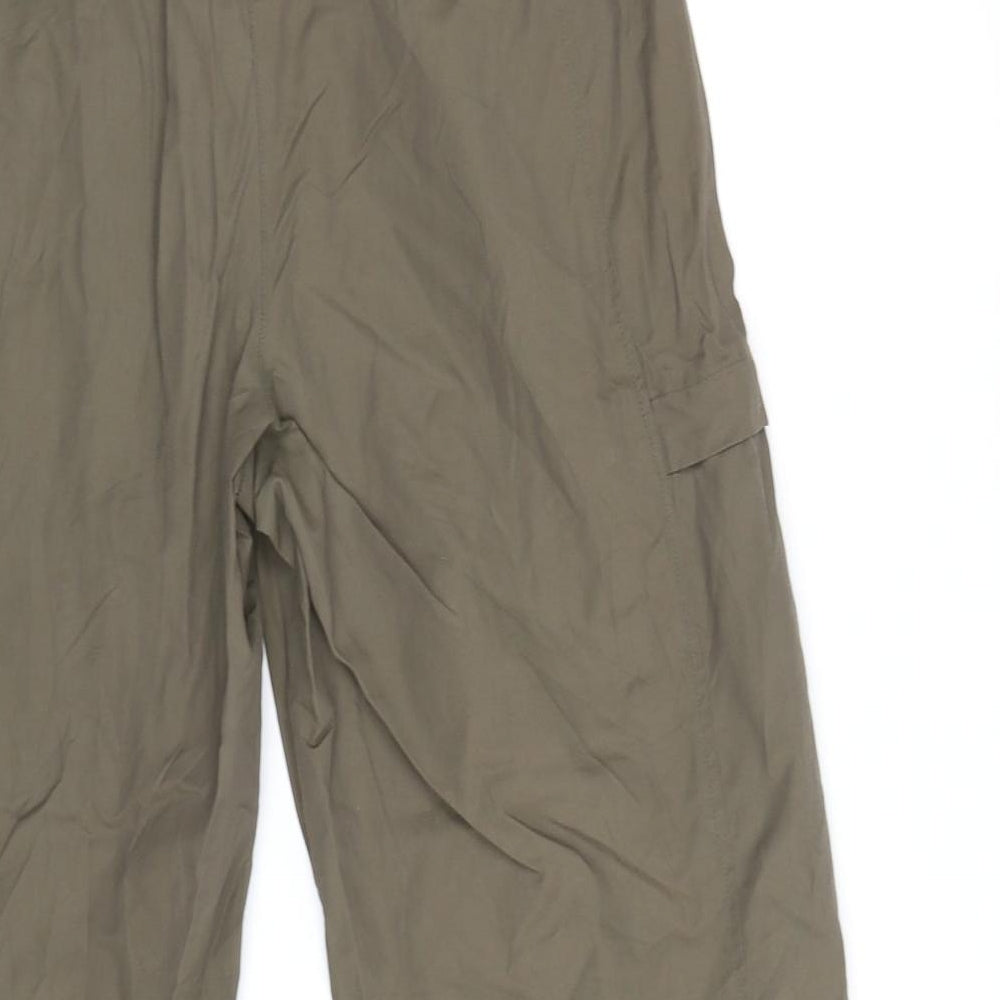 Triset Womens Green   Cropped Trousers Size 14 L22 in