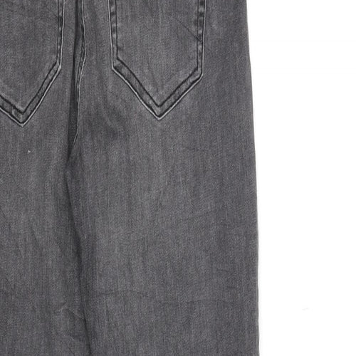 Pieces Womens Black Floral Denim Skinny Jeans Size XS L28 in