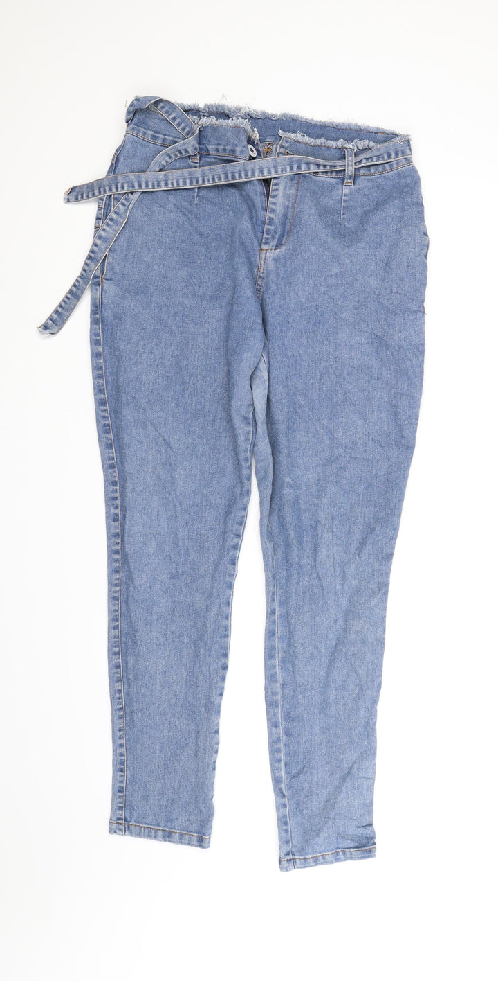 Preworn Womens Blue Denim Straight Jeans Size 30 in L28 in