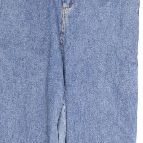 Preworn Womens Blue  Denim Straight Jeans Size 30 in L28 in