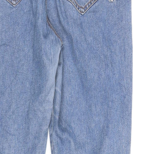 Preworn Womens Blue  Denim Straight Jeans Size 30 in L28 in