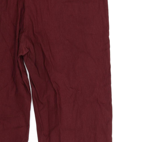 Preworn Womens Red   Trousers  Size 30 in L27 in