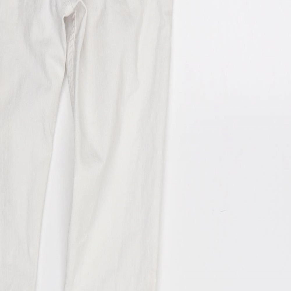 &Denim Girls White   Straight Jeans Size 14 Years