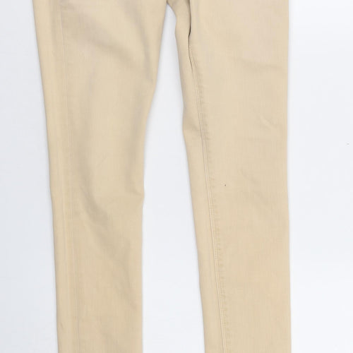 H&M Womens Ivory  Denim Jegging Jeans Size 26 in L32 in