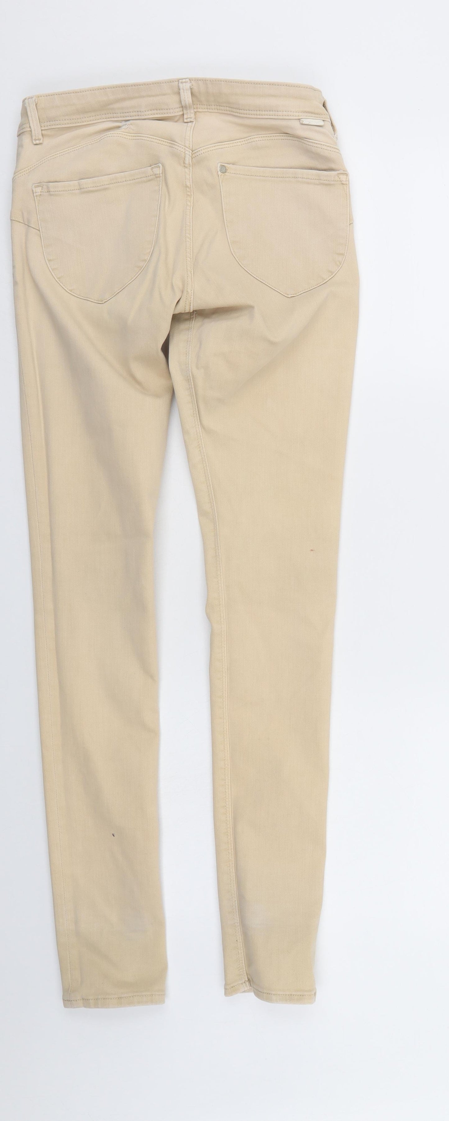 H&M Womens Ivory  Denim Jegging Jeans Size 26 in L32 in