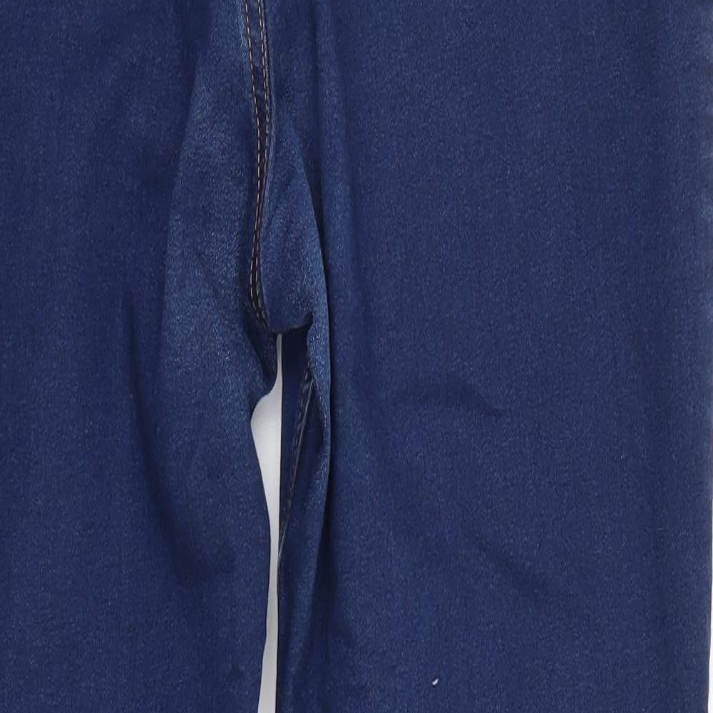 M&S Womens Blue  Denim Cropped Jeans Size 16 L24 in - Jegging