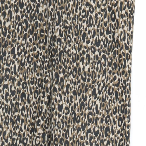M&S Womens Multicoloured Animal Print Denim Jegging Jeans Size 14 L28 in