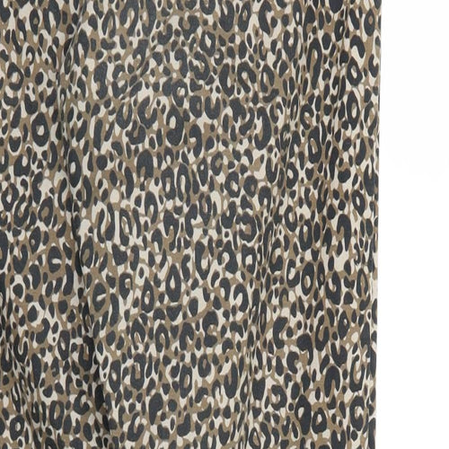 M&S Womens Multicoloured Animal Print Denim Jegging Jeans Size 14 L28 in