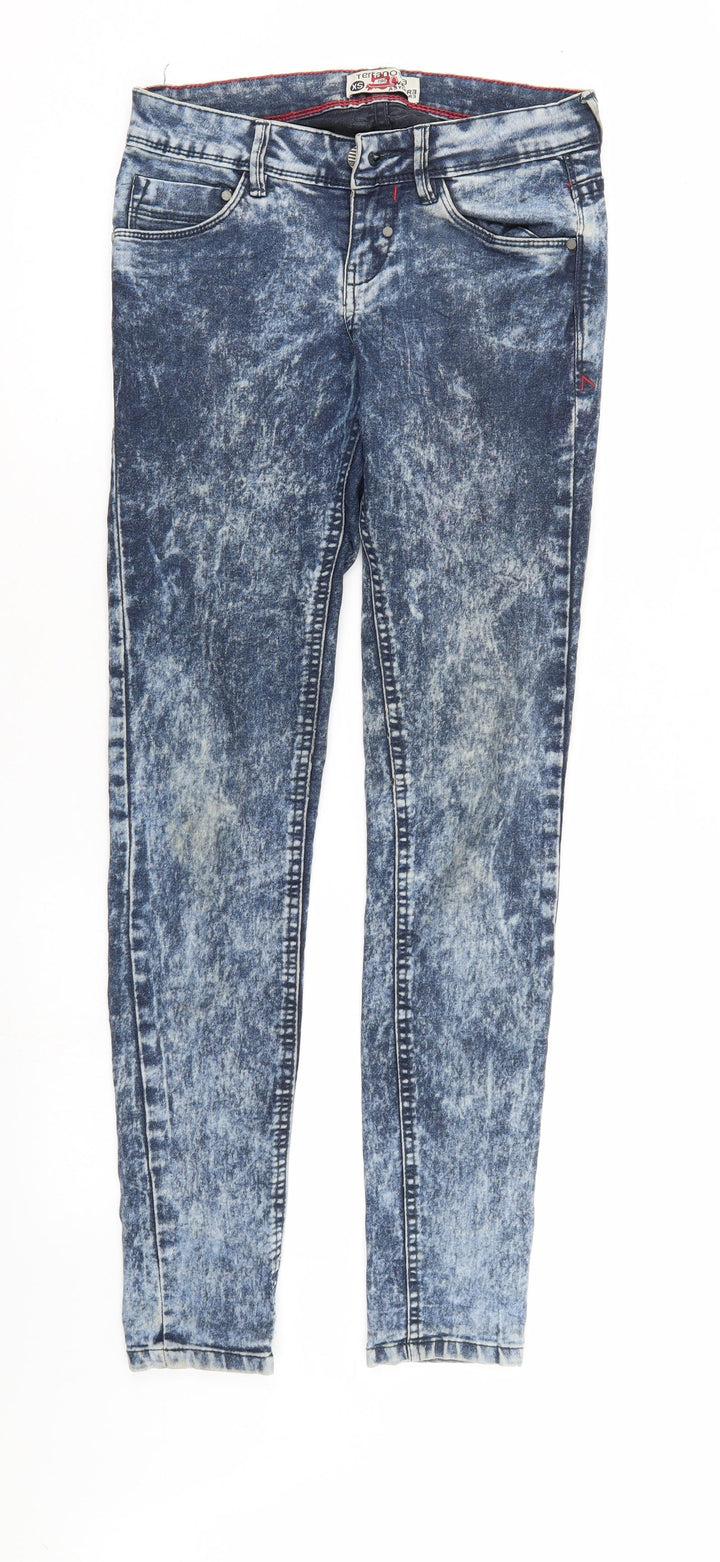 Terranova Womens Blue  Denim Straight Jeans Size XS L29 in