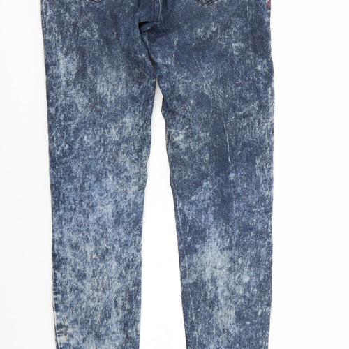 Terranova Womens Blue  Denim Straight Jeans Size XS L29 in