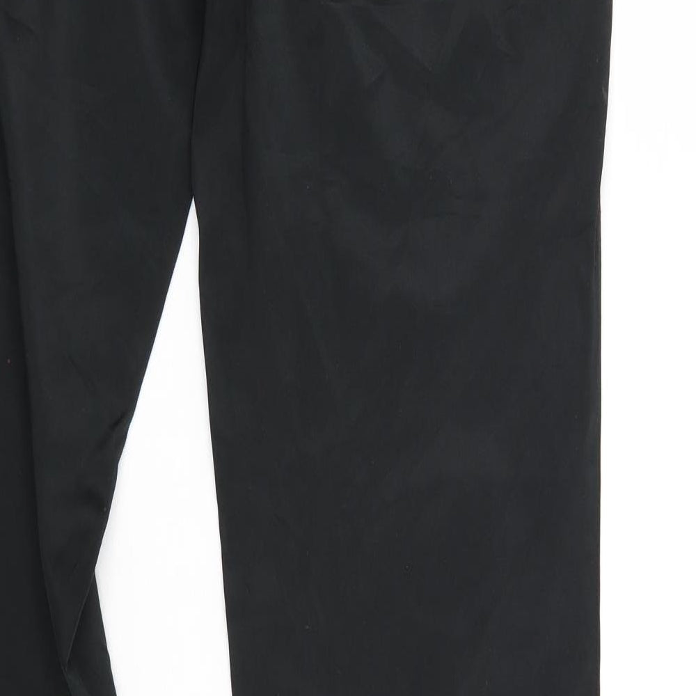 R. Marks Mens Black   Trousers  Size 30 L34 in - leather look