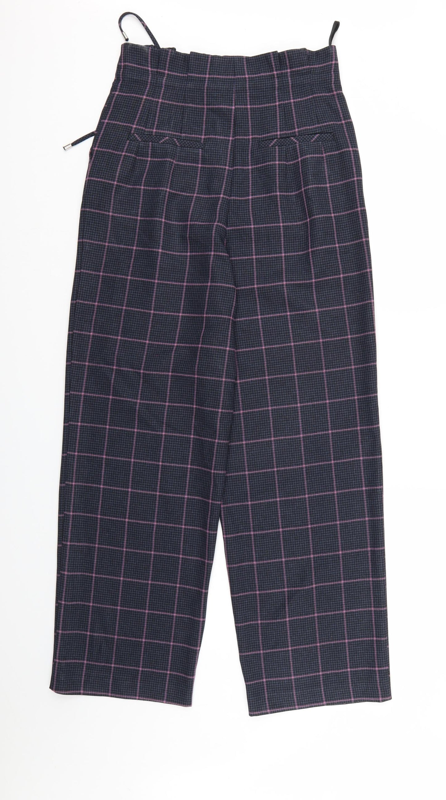 Primark Womens Multicoloured Check  Trousers  Size 12 L29 in