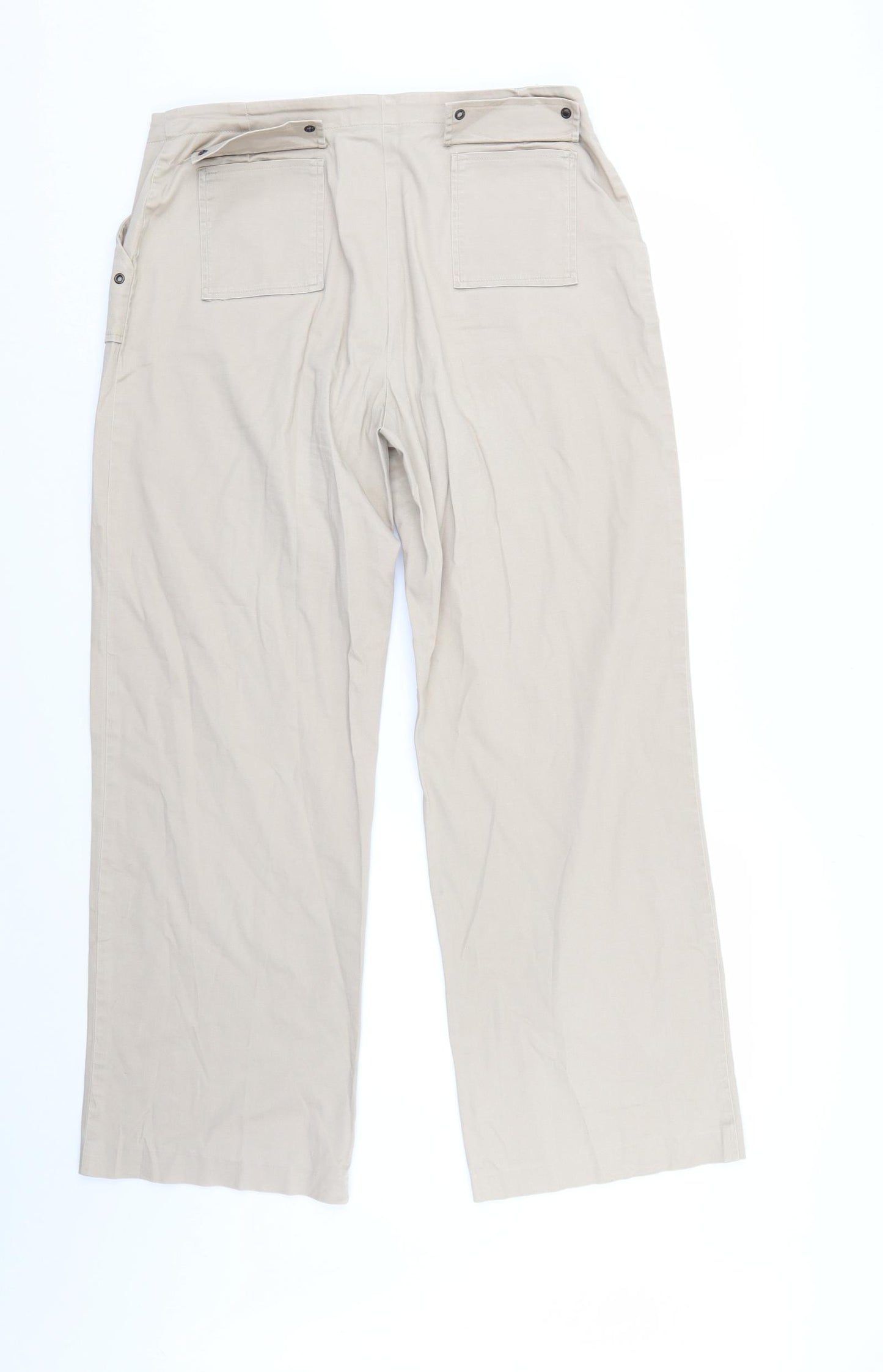 Klass Womens Beige   Trousers  Size 16 L28 in