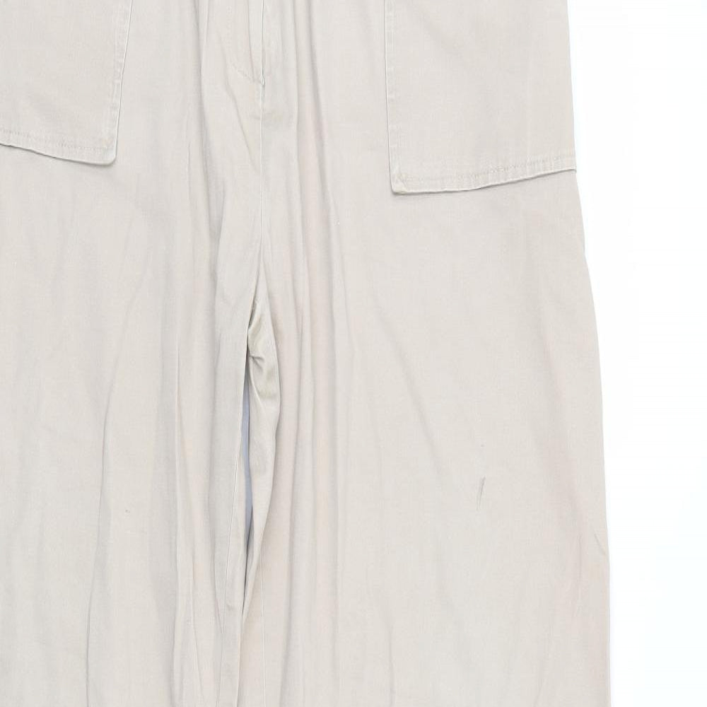 Klass Womens Beige   Trousers  Size 16 L28 in