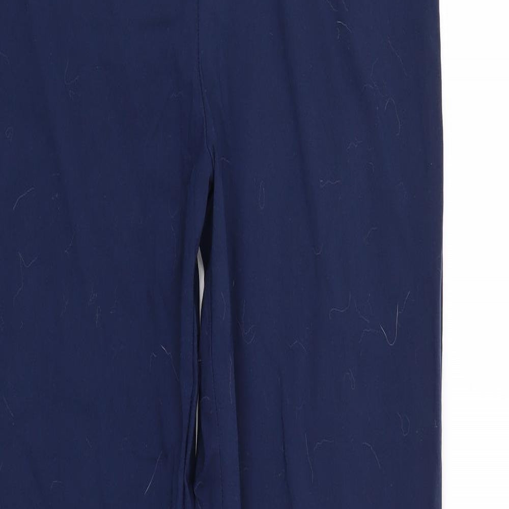 Marla Wynne Womens Blue   Trousers  Size 16 L30 in