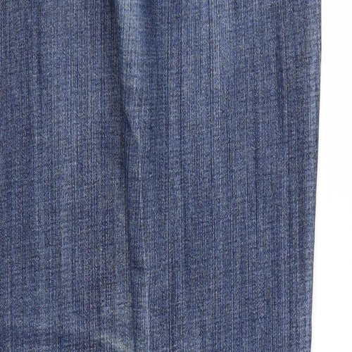 Quiz Womens Blue  Denim Straight Jeans Size 8 L31 in