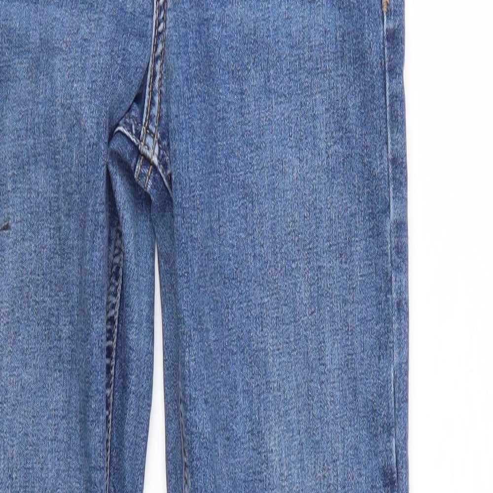 Preworn Mens Blue  Denim Straight Jeans Size 26 L30 in