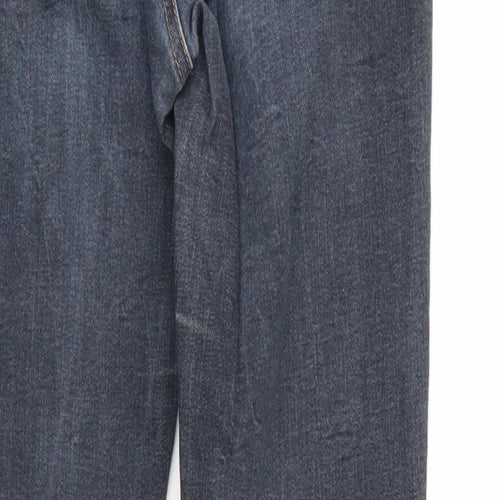 New Look Womens Blue  Denim Tapered Jeans Size 10 L27 in
