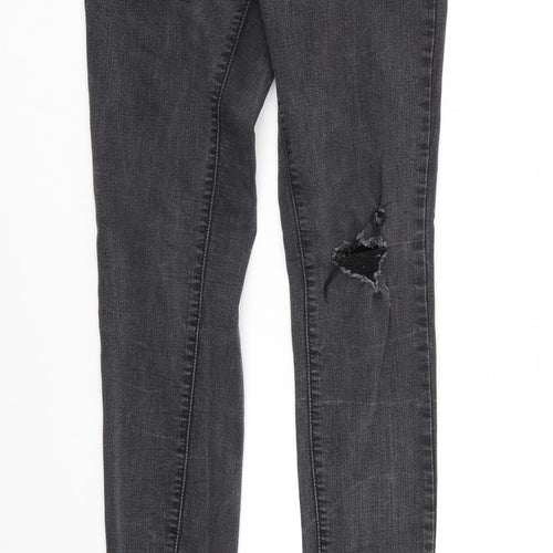 711 Mens Black  Denim Skinny Jeans Size 28 L31 in