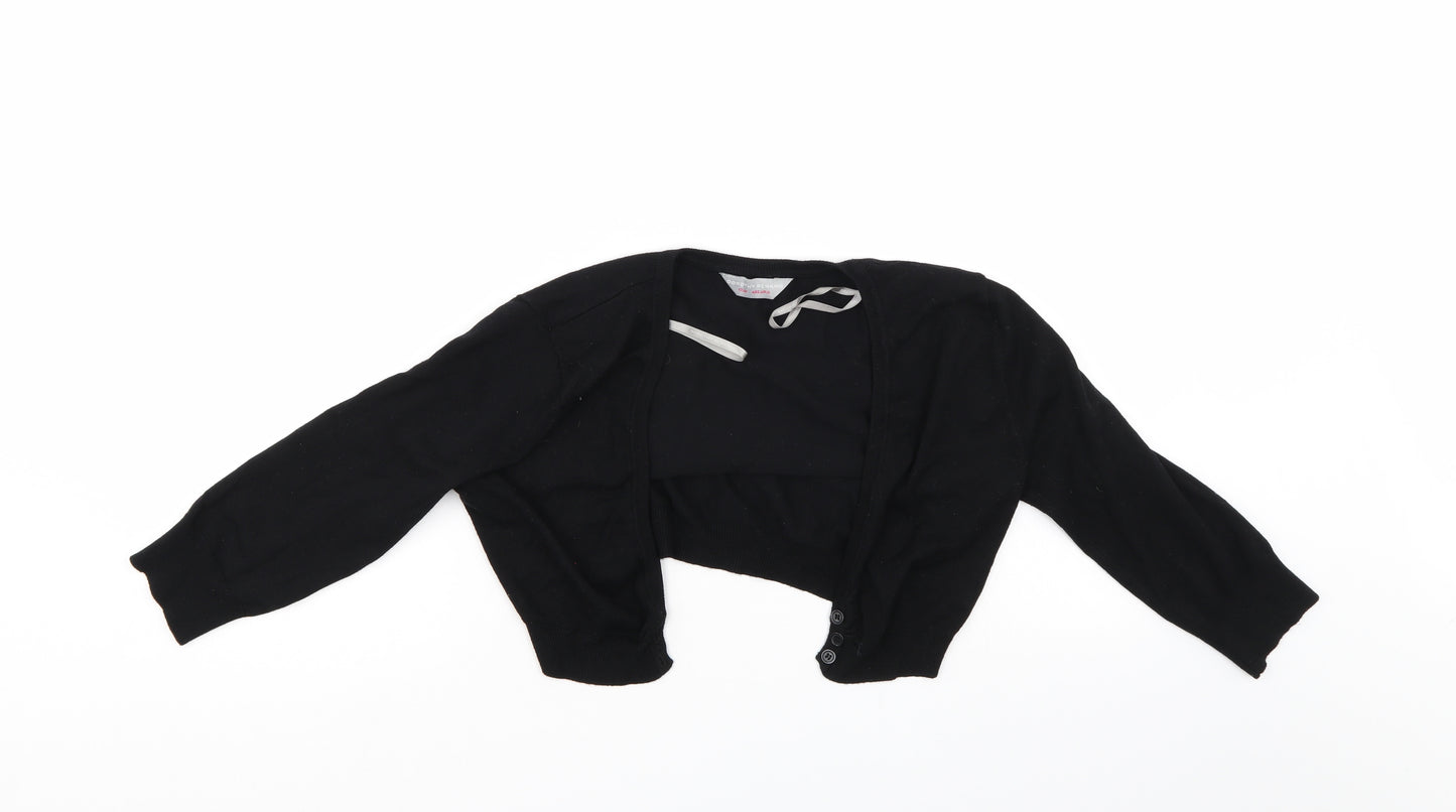 Dorothy Perkins Womens Black   Cardigan Jumper Size 12  - cropped