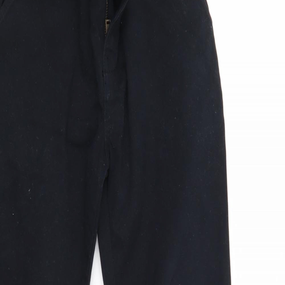 F&F Boys Black   Chino Trousers Size 7-8 Years