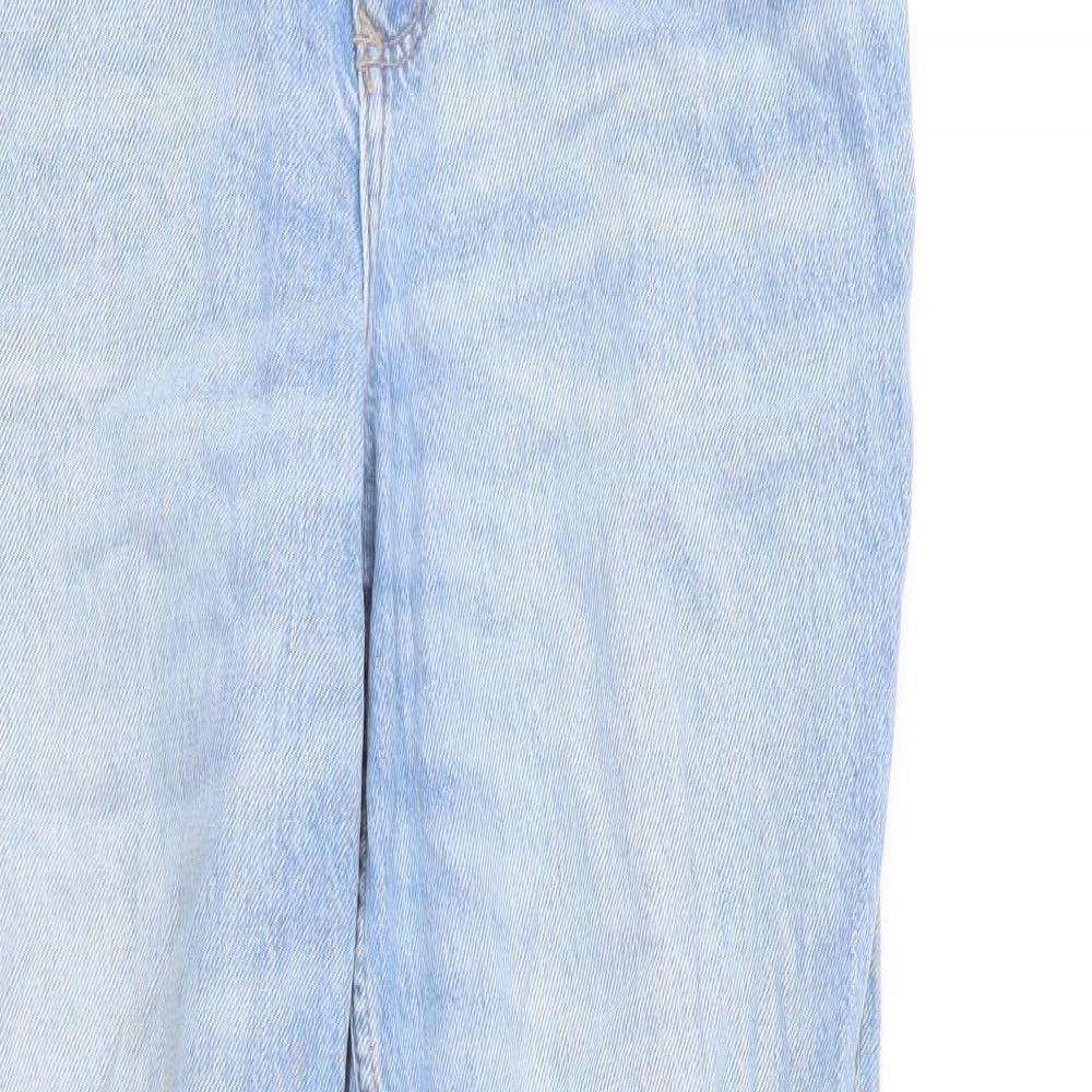 F&F Womens Blue  Denim Straight Jeans Size 8 L26 in