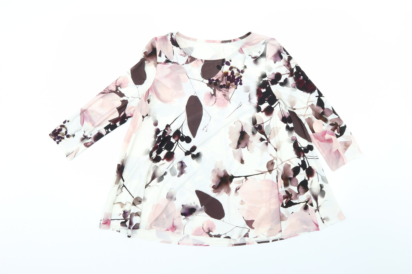 Preworn Womens Multicoloured Floral  Basic Blouse