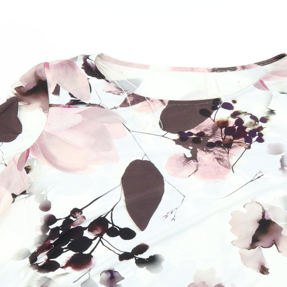Preworn Womens Multicoloured Floral  Basic Blouse