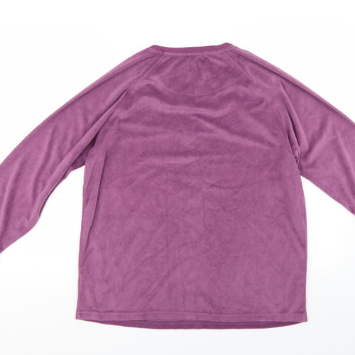 love to lounge Womens Purple   Pullover Sweatshirt Size 14