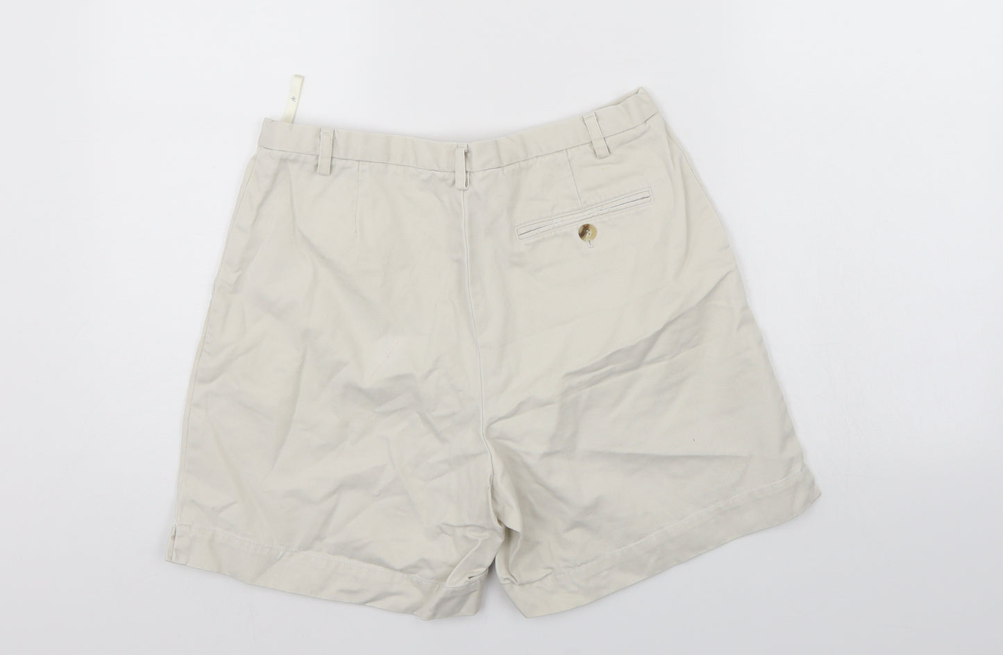 Dorothy Perkins Womens Ivory   Chino Shorts Size 14
