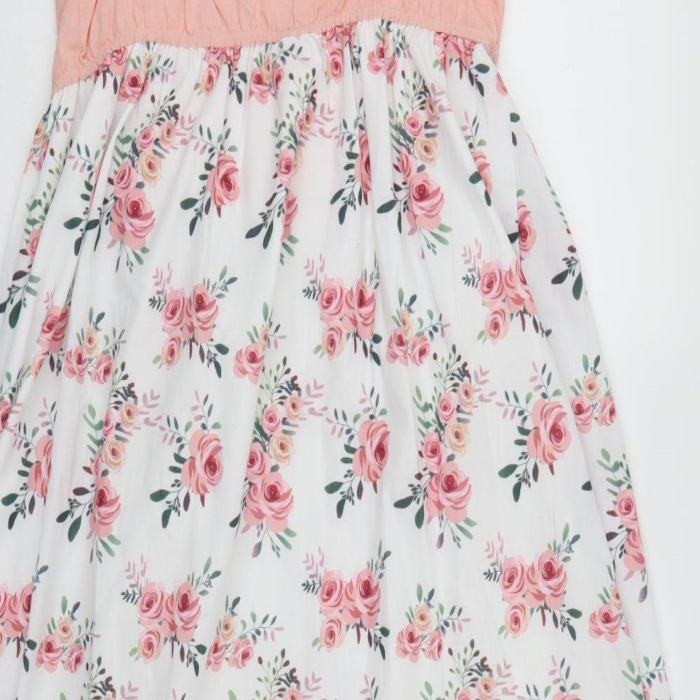 PatPat Womens Multicoloured Floral  Tank Dress  Size XL