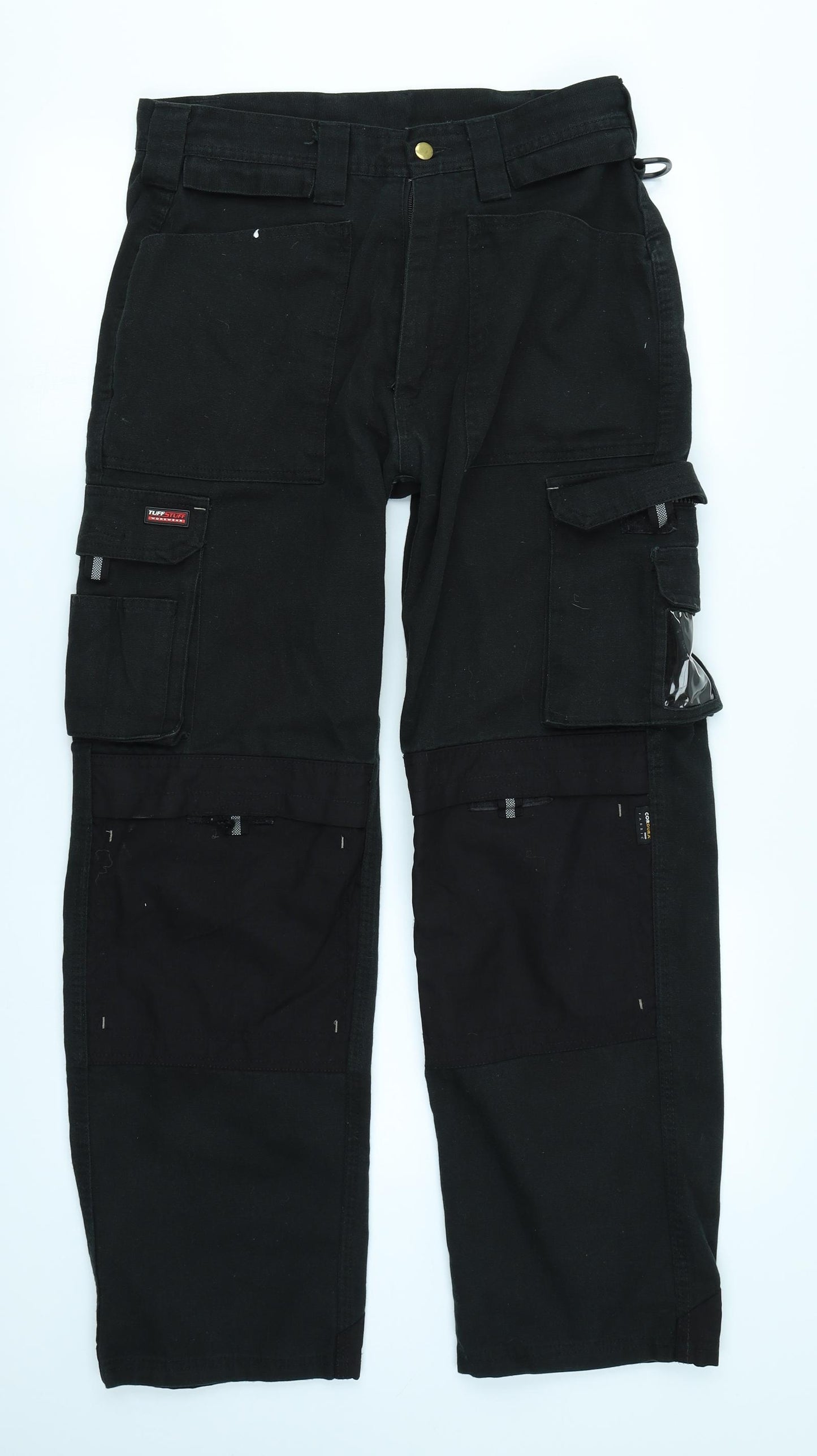 Tuff Stuff Mens Black   Carpenter Trousers Size 32 in L30 in