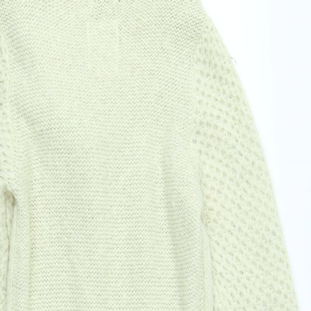 AAtmosphere Womens Ivory  Knit Jumper Dress  Size 10