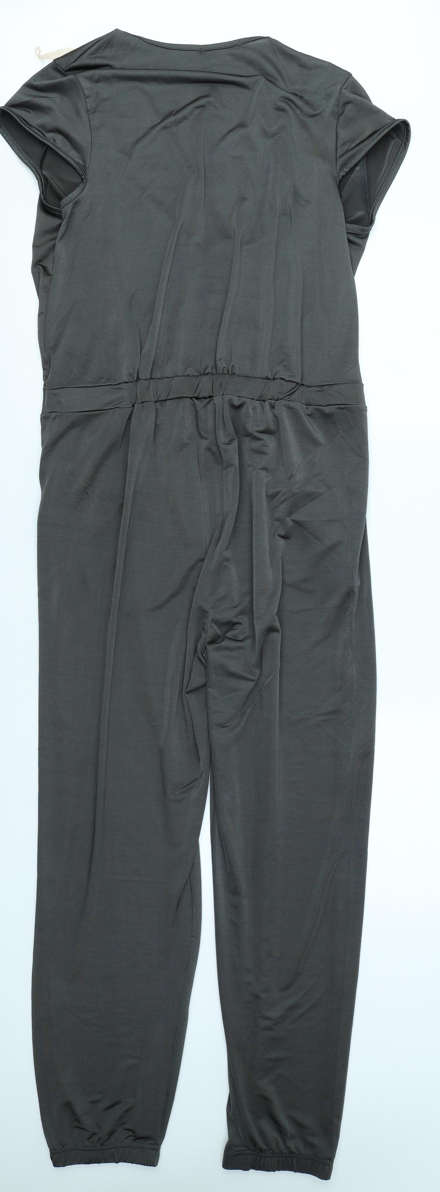 E-vie Womens Grey   Jumpsuit One-Piece Size 14 L25 in