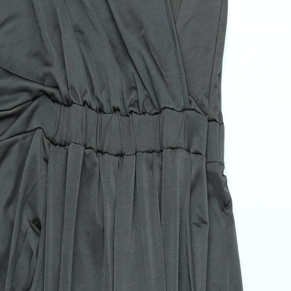 E-vie Womens Grey   Jumpsuit One-Piece Size 14 L25 in