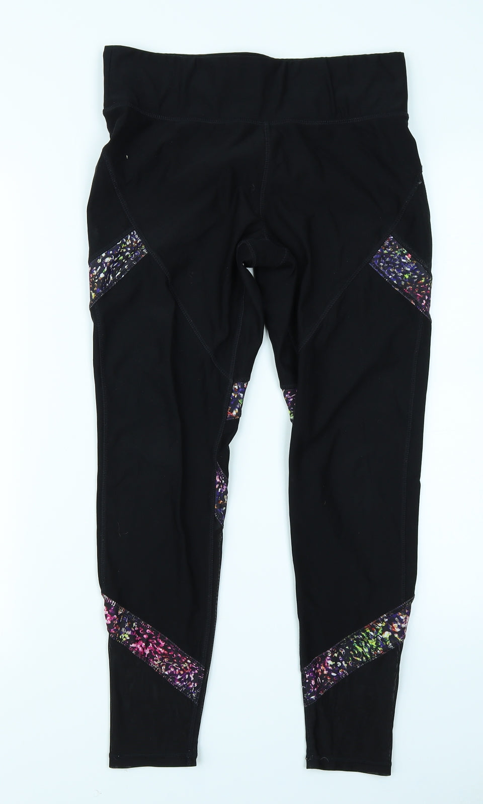 Preworn Womens Black   Compression Leggings Size M L23 in