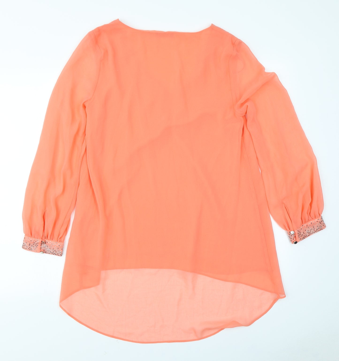 Wallis Womens Orange   Basic Blouse Size 8