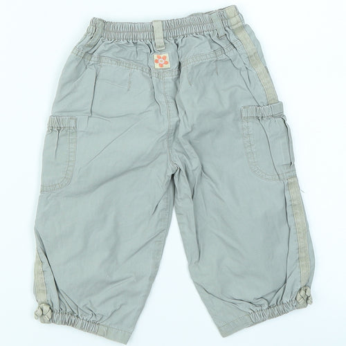 /mothercare Baby Grey   Cargo Trousers Size 9-12 Months