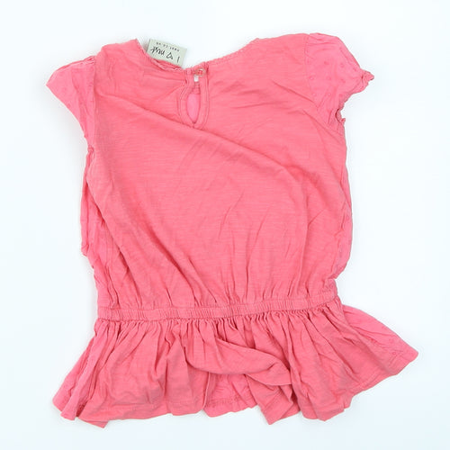 NEXT Girls Pink   Basic T-Shirt Size 2-3 Years