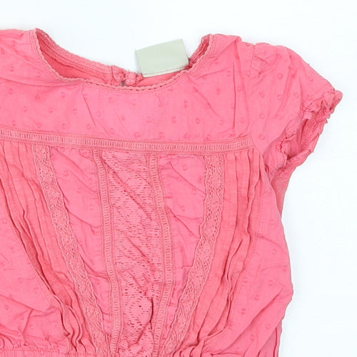 NEXT Girls Pink   Basic T-Shirt Size 2-3 Years