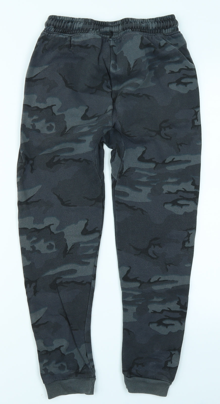 NEXT Boys Grey Camouflage  Jogger Trousers Size 11 Years
