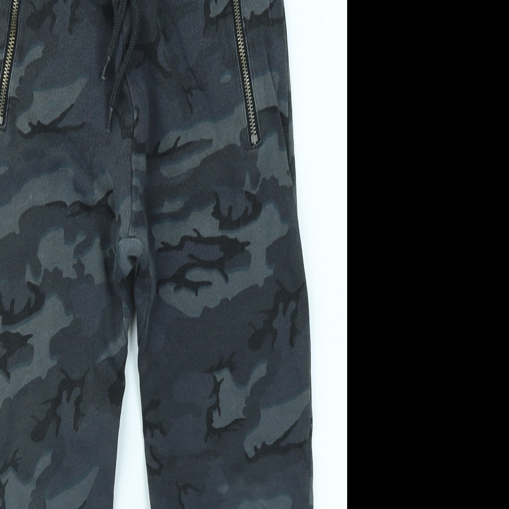 NEXT Boys Grey Camouflage  Jogger Trousers Size 11 Years