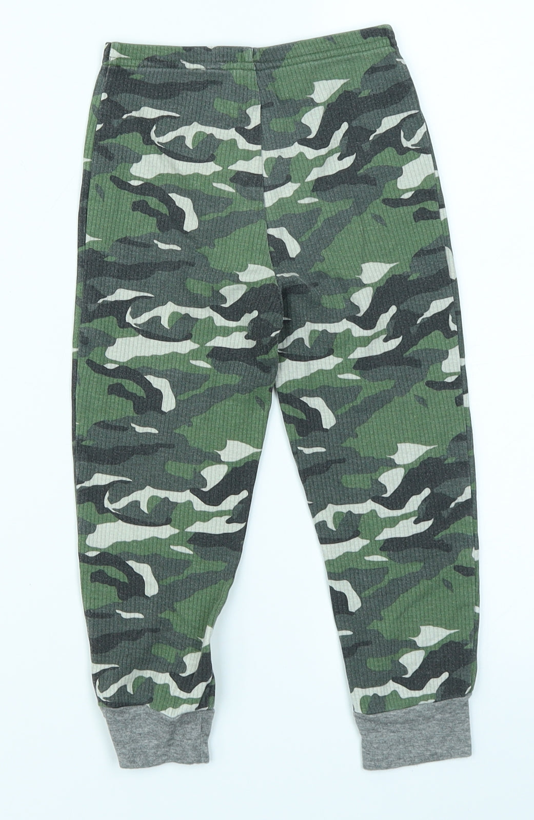 Primark Girls Green Camouflage  Jegging Trousers Size 4-5 Years