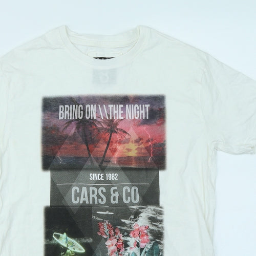 Cars Jeans Womens White   Basic T-Shirt Size 14