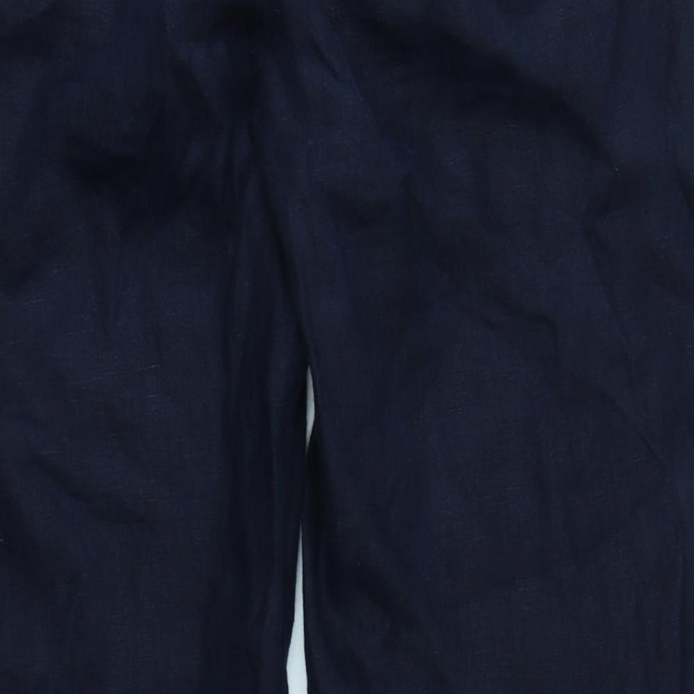 M&S Collection Womens Blue   Carpenter Trousers Size 16 L29 in