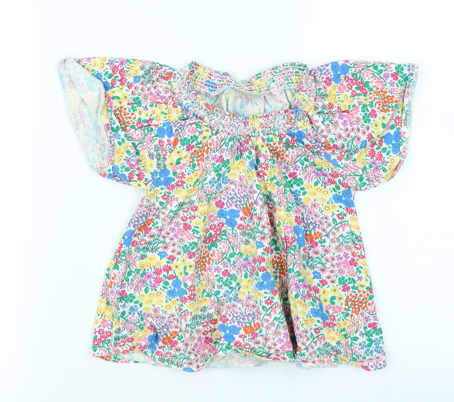 NEXT Girls Pink Floral  Basic T-Shirt Size 18-24 Months